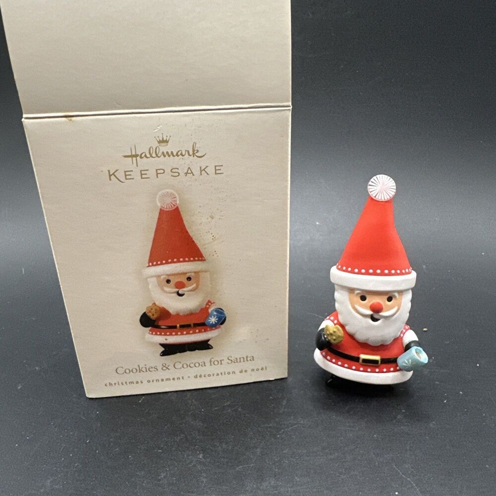 Hallmark Keepsake Ornament - Cookies & Cocoa for Santa - Handcrafted in 2008